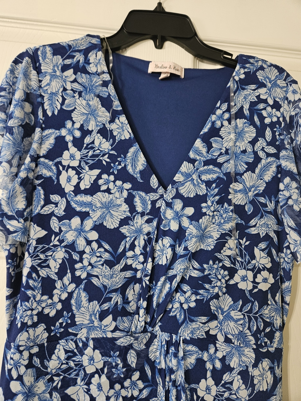 Harlow & Rose Blue Floral Dress